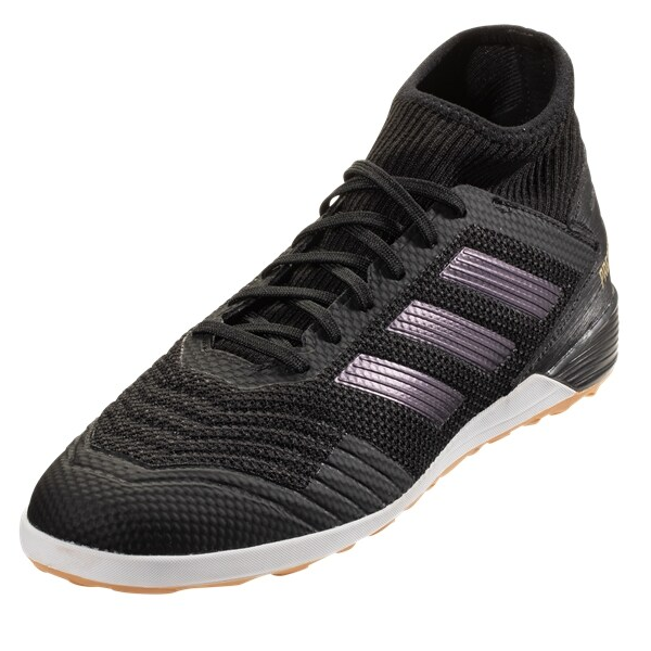 Adidas Predator 19.3 INdoor - Black/Black/Gold Mens Indoor Mens 6.5 Black/Black/Gold Met - Third Coast Soccer