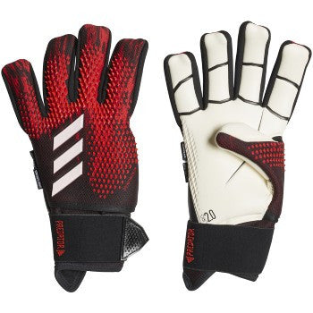 adidas Predator Pro Utility Goalkeeper Glove Gloves Size 10 Black/Active Red - Third Coast Soccer