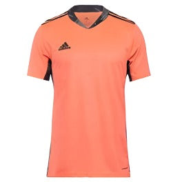 adidas AdiPro 20 Goalkeeper SS Jersey Goalkeeper Signal Coral/Black Mens Small - Third Coast Soccer