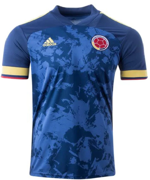 adidas Colombia Away Jersey 19/20 International Replica Closeout Night Marine Mens Small - Third Coast Soccer