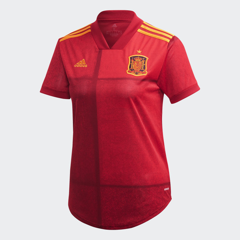 adidas FEF Spain Women's Home Jersey International Replica Womens Small Victory Red - Third Coast Soccer