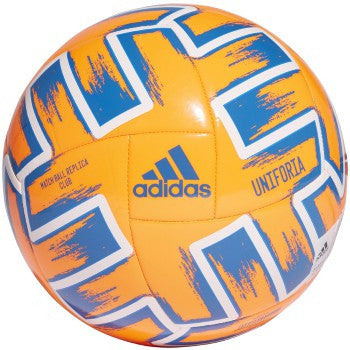 adidas Uniforia Club Ball - Solar Orange/Glory Blue Balls Solar Orange/Glory Blue/White Size 5 - Third Coast Soccer