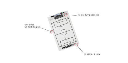 KwikGoal Soccer Clipboard Coaching Accessories - Third Coast Soccer
