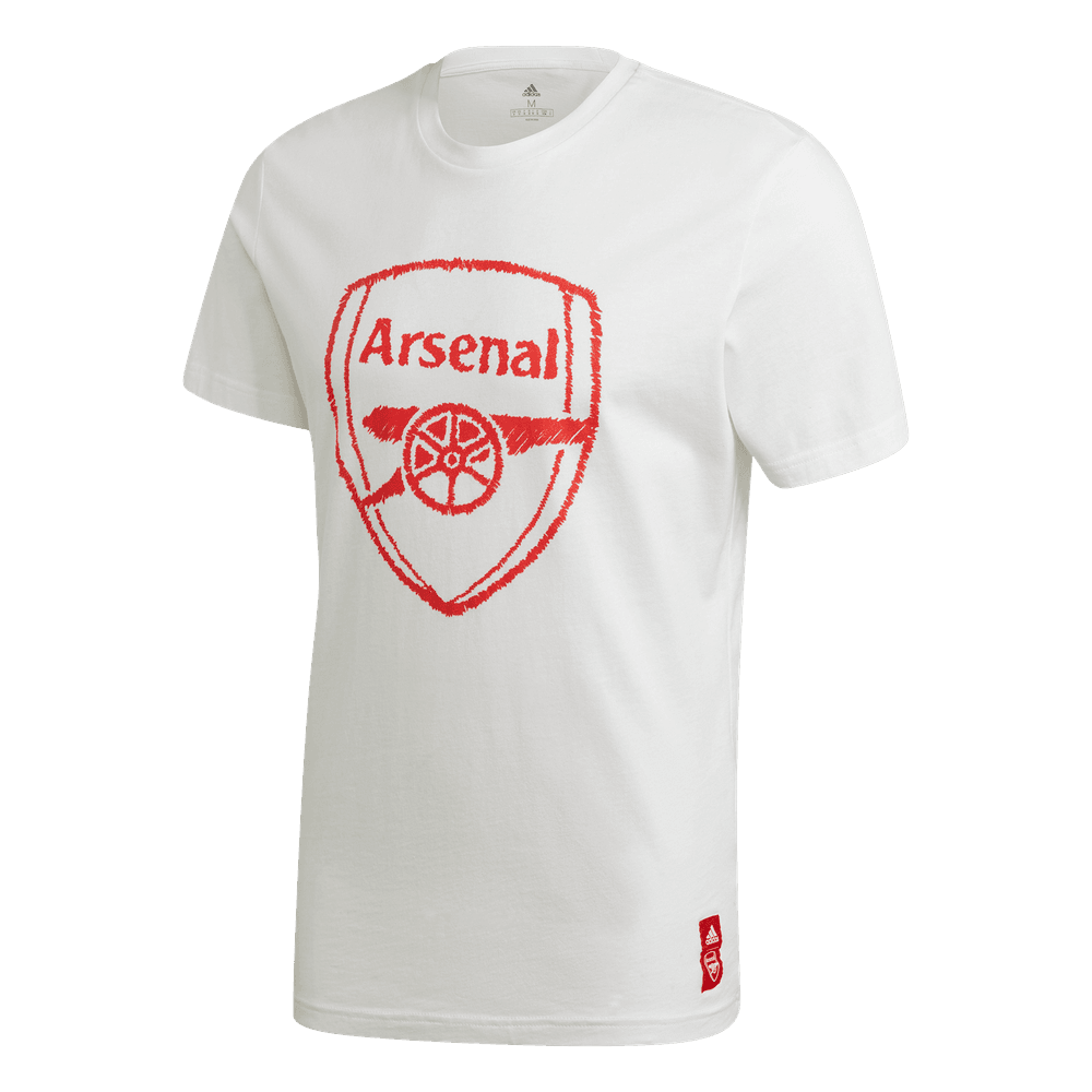 adidas Arsenal Dna Tee Club Replica Mens Small White - Third Coast Soccer