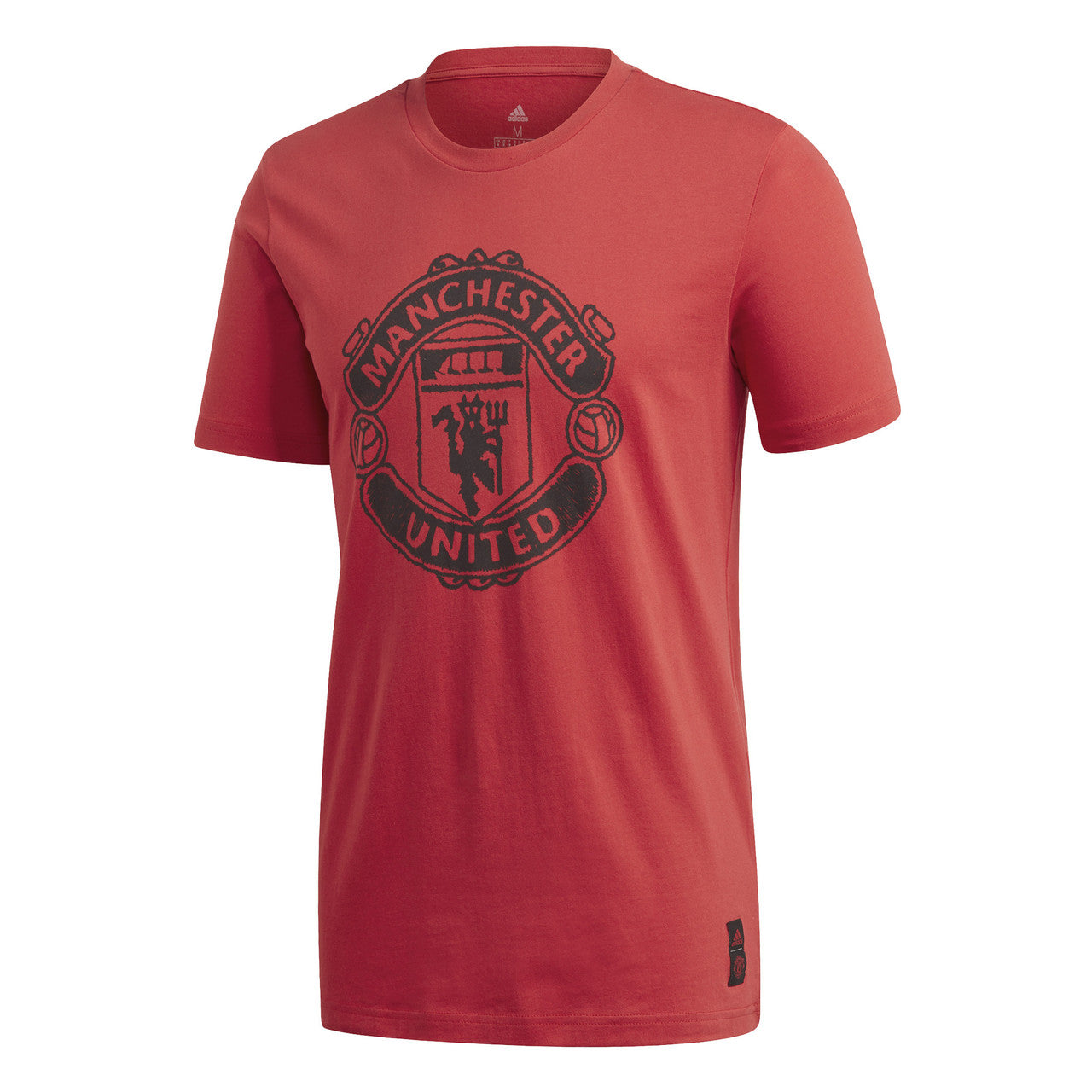 adidas Manchester United Dna Tee Club Replica Mens Small Real Red - Third Coast Soccer