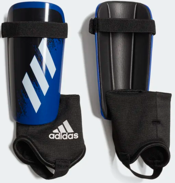 adidas X Match Shinguard Junior - Team Royal/Black Youth Shinguards White/Team Royal Blue/Black Large - Third Coast Soccer