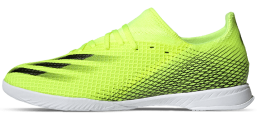 adidas X Ghosted .3 Indoor - Solar Yellow Mens Indoor Solar Yellow/Black/Team Royal Mens 6.5 - Third Coast Soccer