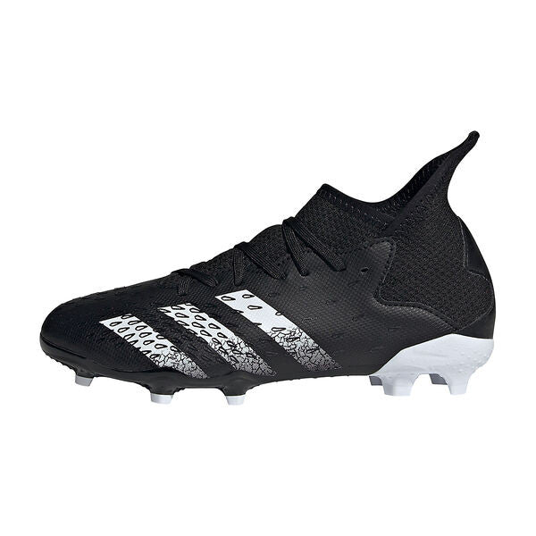 adidas Predator Freak .3 Junior Fg - Core Black/Sonic Ink Youth Firm Ground Core Black/White/Black Youth 1 - Third Coast Soccer