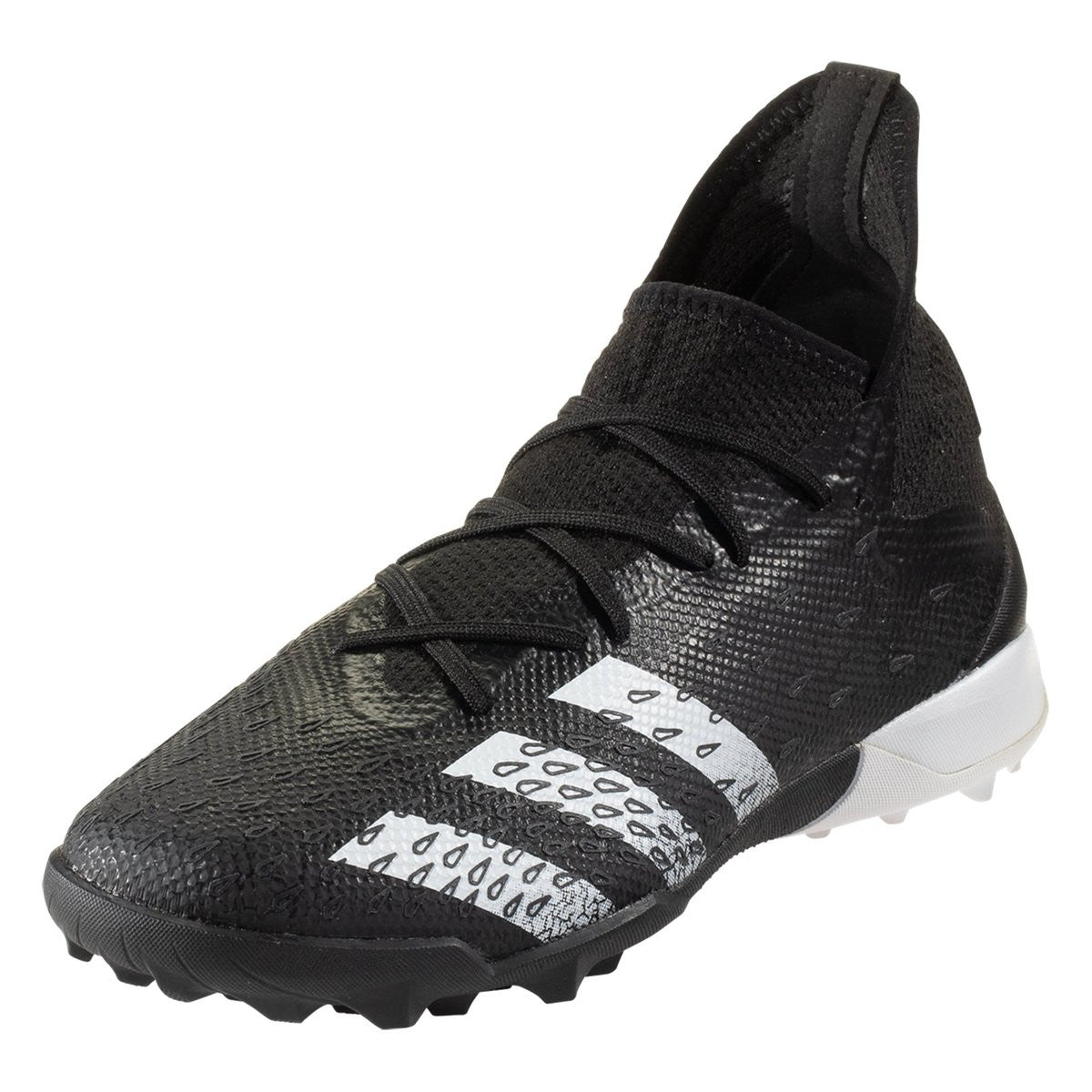 adidas Predator .3 Turf - Black/White Men's Footwear Closeout Black/White/Black Mens 6.5 - Third Coast Soccer