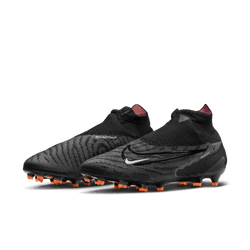 Nike Gripknit Phantom Gx Elite Dynamic Fit FG - Black/White Mens Footwear Black/White/Dk Smoke Grey Mens 6.5 - Third Coast Soccer