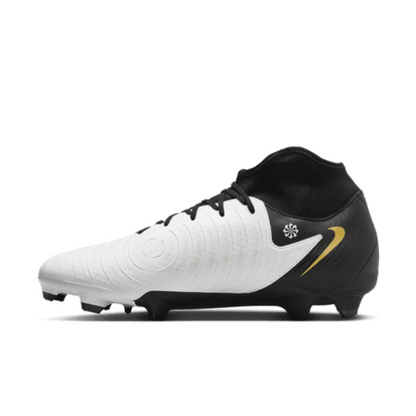 Nike Phantom Luna II Academy FG/MG - White/Black/Metallic Gold Mens Footwear   - Third Coast Soccer