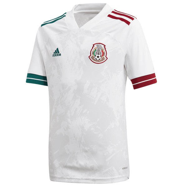 adidas Mexico Away Jersey 20/21 International Replica Mens Small White - Third Coast Soccer