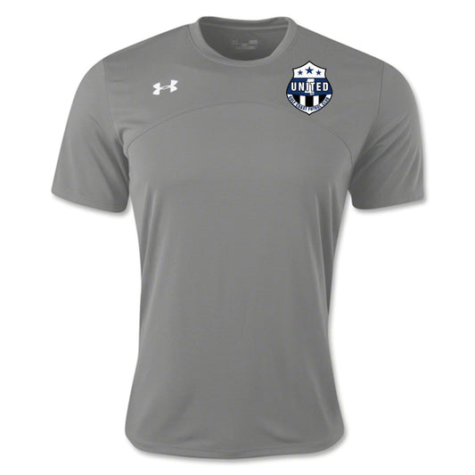 Under Armour GCU Youth Golazo Jersey - Graphite Gulf Coast United Carolina Blue/White Ys - Third Coast Soccer