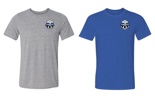Gulf Coast United SS T-Shirt - Grey or Royal Gulf Coast United Spiritwear   - Third Coast Soccer
