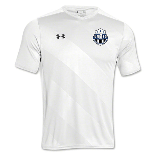 Under Armour GCU Fixture Jersey - White Gulf Coast United White/White Mens Small - Third Coast Soccer