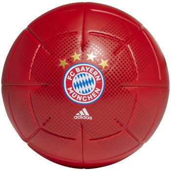 adidas Fc Bayern Club Ball - True Red/White Balls True Red/White Size 5 - Third Coast Soccer