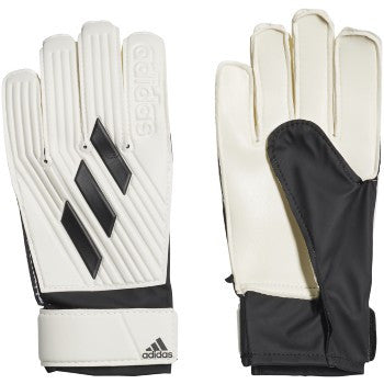 adidas Tiro Club Junior Goalkeeper Glove - White/Black Gloves White/Black Size 7 - Third Coast Soccer
