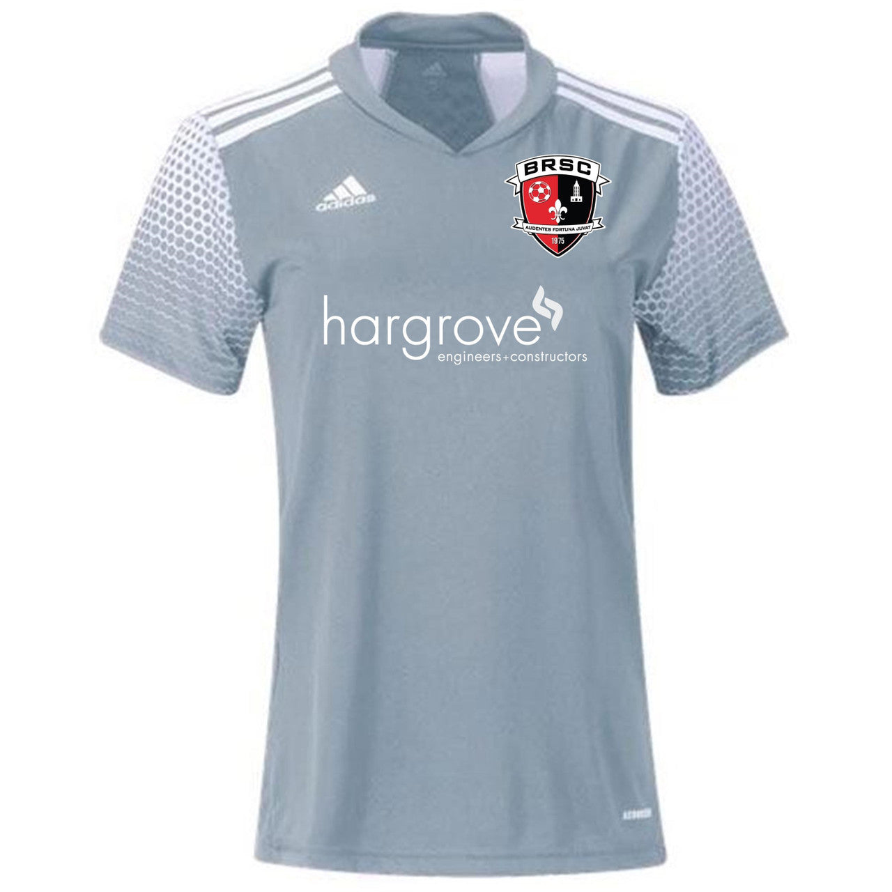 adidas BRSC Youth Regista 20 Jersey - Grey BRSC 2020-2022 Youth Small Grey/White - Third Coast Soccer
