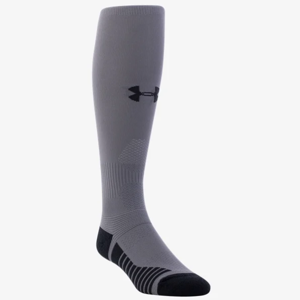 UA Dunham Perfomance OTC Sock - Graphite Dunham   - Third Coast Soccer