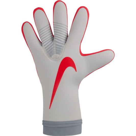 Nike Mercurial Touch Victory Gk Glove - Pure Platinum/Light Crimson Gloves Pure Platinum/Lt Crimson Size 11 - Third Coast Soccer