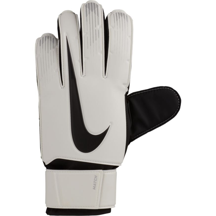 Nike Match Goalkeeper Glove - White/Black Goalkeeper White/Black Size 11 - Third Coast Soccer