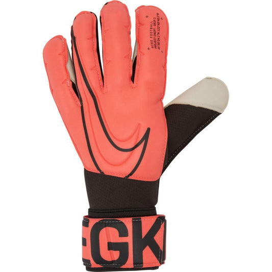 Nike Grip3 Goalkeeper Glove Gloves Bright Mango/Black Size 12 - Third Coast Soccer