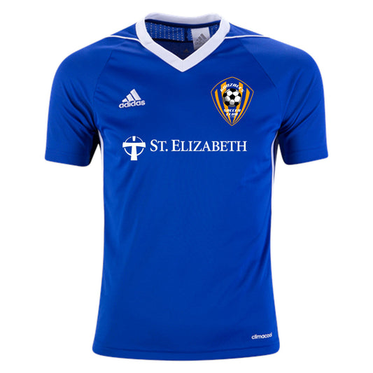 adidas GSC Men's Tiro 17 Jersey - Blue Gonzales Soccer Club Mens Small Bold Blue/White - Third Coast Soccer