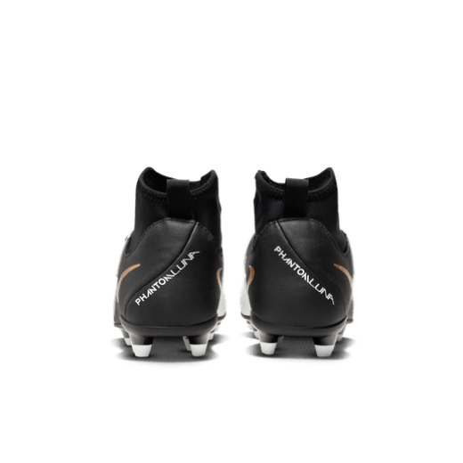 Nike Junior Phantom Luna II Club FG - White/Black/Metallic Gold Youth Footwear   - Third Coast Soccer