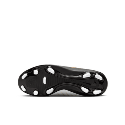 Nike Junior Phantom Luna II Club FG - White/Black/Metallic Gold Youth Footwear   - Third Coast Soccer