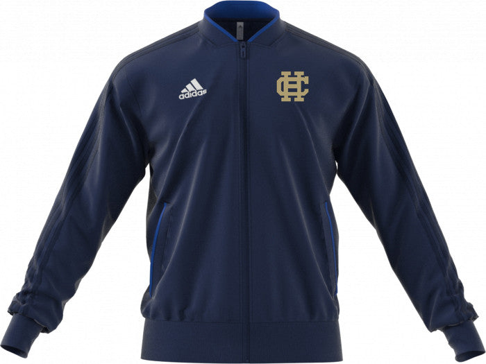 adidas Holy Cross Youth Condivo 18 Jacket Jackets Dark Blue Youth Small - Third Coast Soccer