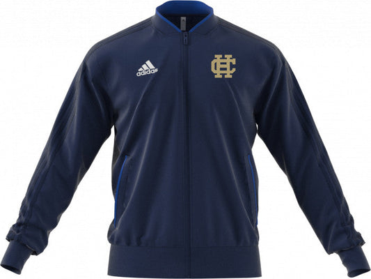 adidas Holy Cross Youth Condivo 18 Jacket Jackets Dark Blue Youth Small - Third Coast Soccer