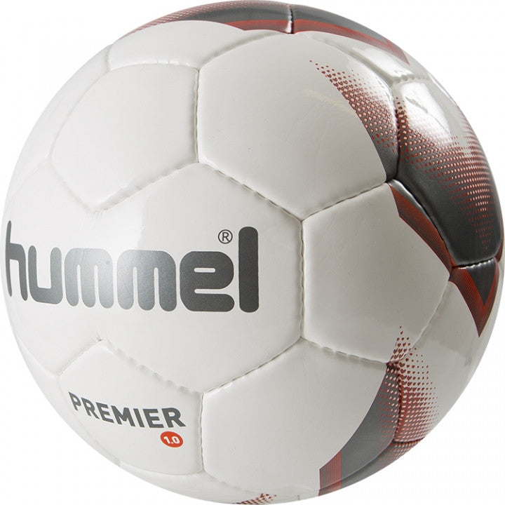 Hummel Premier Soccer Ball Balls 5 White/Scarlet - Third Coast Soccer