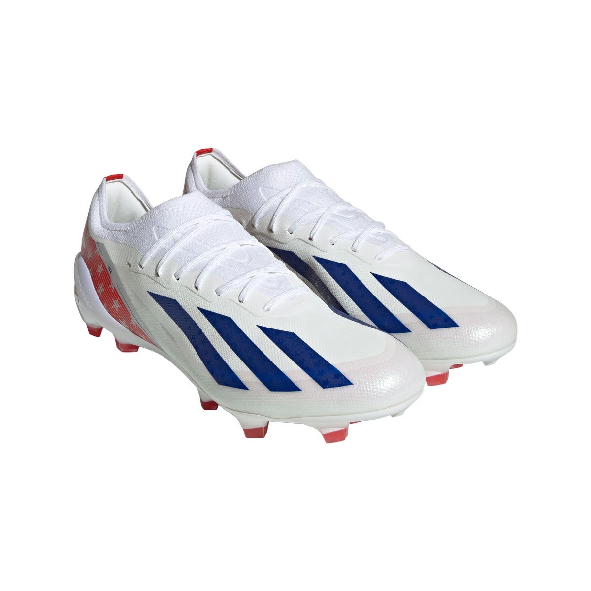 adidas X Crazyfast USA.1 FG - White/Blue/Red Mens Footwear   - Third Coast Soccer
