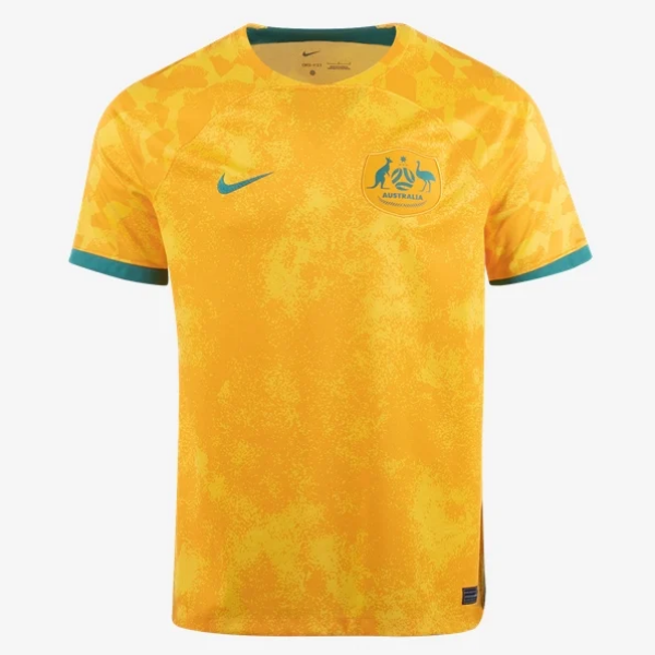 Nike Australia Home Jersey 2022 International Replica Closeout Tour Yellow/University Gold/Green Mens Small - Third Coast Soccer