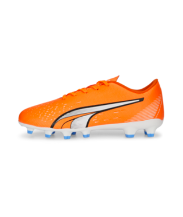 Puma Ultra Play FG Jr - Ultra Orange/White/Blue Glimmer Youth Firm Ground Ultra Orange/White/Blue Glimme Youth 12.5 - Third Coast Soccer