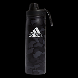 Adidas Steel 600Ml Metal Bottle -  Nomad Camo Grey/White/Black Player Accessories Nomad Camo/Grey/White  - Third Coast Soccer