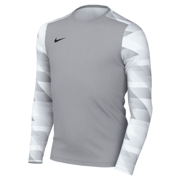 Nike Youth Park IV Gk LS Jersey - Wolf Grey/White/Black Goalkeeper Youth Extra Small Wolf Grey/Black - Third Coast Soccer