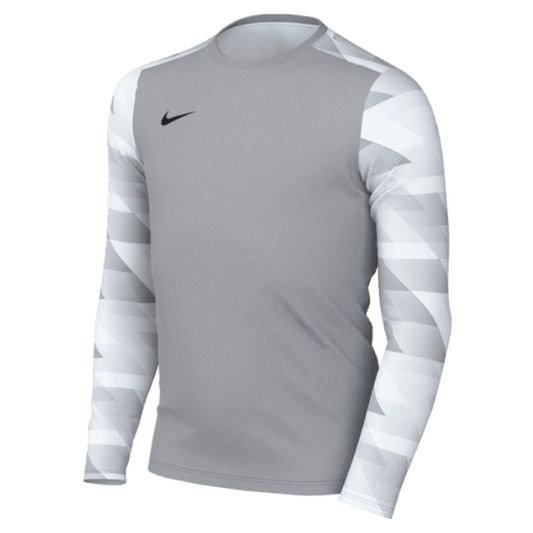 Nike Youth Park IV Gk LS Jersey - Wolf Grey/White/Black Goalkeeper Youth Extra Small Wolf Grey/Black - Third Coast Soccer