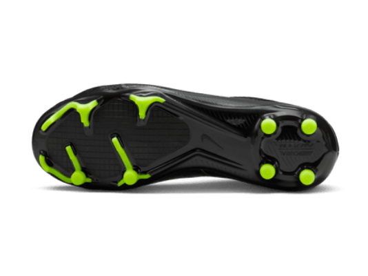 Nike Junior Zoom Mercurial Superfly 9 Academy FG - Black/Grey/Volt Youth Footwear Closeout   - Third Coast Soccer