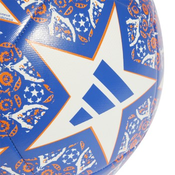 Adidas UCL Training Texture Ball - White/Team Royal/Solar Orange Balls   - Third Coast Soccer