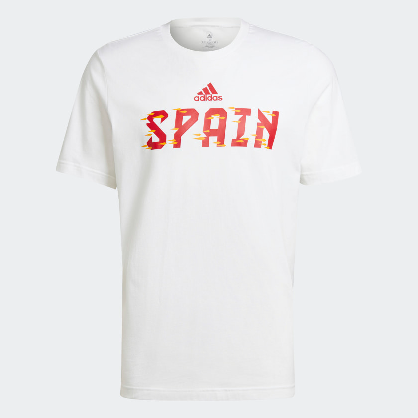 adidas Spain World Cup 2022 Tee - White International Replica Mens Small White - Third Coast Soccer