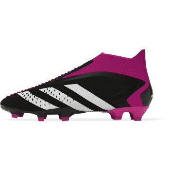 adidas Predator Accuracy+ FG - Black/White/Shock Pink Mens Footwear Mens 7 Core Black/Fthr White/Team Shock Pink - Third Coast Soccer