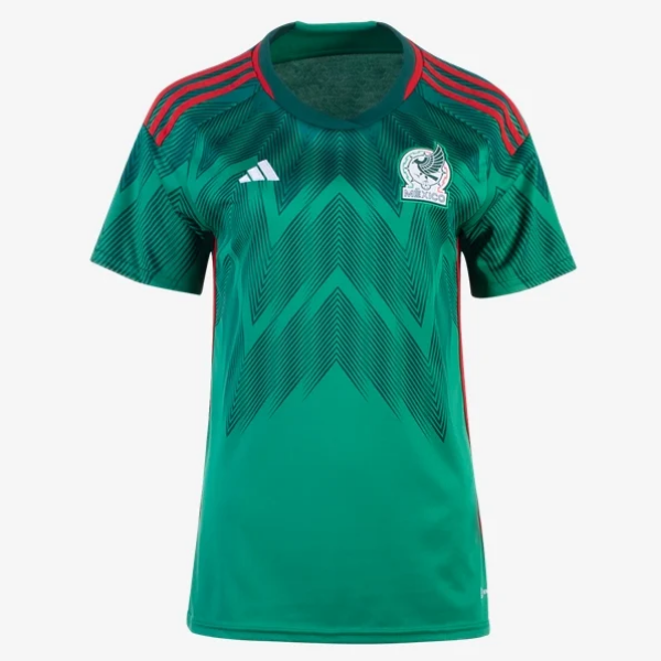 adidas Women's Mexico Home Jersey 2022 International Replica Closeout Vivid Green/Collegiate Green Womens X-Small - Third Coast Soccer