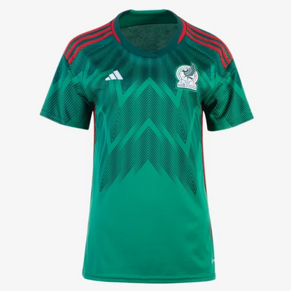adidas Women's Mexico Home Jersey 2022 International Replica Closeout Vivid Green/Collegiate Green Womens X-Small - Third Coast Soccer