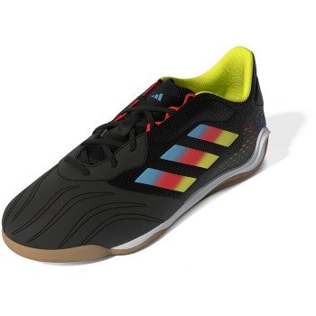 adidas Copa Sense.3 Indoor Sala - Black/Bright Cyan/Solar Yellow Men's Footwear Closeout Black/Bright Cyan/Solar Yellow Mens 6.5 - Third Coast Soccer