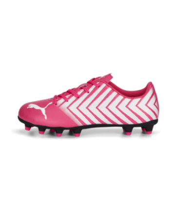 Puma Junior Tacto II FG - Glowing Pink/Puma White Youth Firm Ground Glowing Pink/Puma White Mens 6.5 - Third Coast Soccer