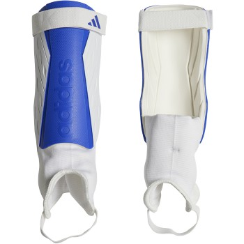 adidas Junior Tiro Match Shinguard - White/Team Royal Youth Shinguards   - Third Coast Soccer