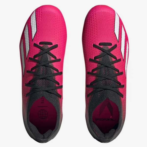 adidas Junior X Speedportal.1 FG - Shock Pink/White/Black Youth Firm Ground   - Third Coast Soccer