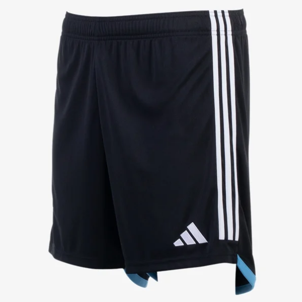 Adidas Argentina Home Short 2022 Shorts Mens Large Black/White - Third Coast Soccer