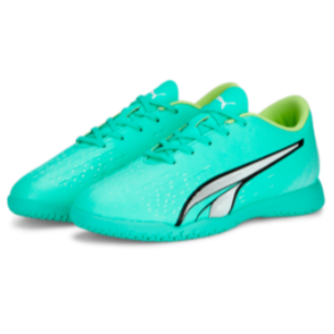 Puma Ultra Play It Jr - Electic Peppermint/Puma White Youth Footwear Electric Peppermint/Puma White Youth 1 - Third Coast Soccer